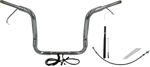 Plug & Play Ez Install 1-1/2(r) Round Top Handlebar Kit Silver, 2, nordicamoto.ro