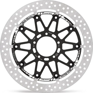 Halo Series T-floater Brake Rotor Black, Stainless Steel, nordicamoto.ro