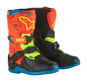 Cizme Copii Alpinestars Tech 3s Orange/Blue/Yellow