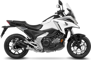 Tobă de eșapament LeoVince LV One Evo Carbon Slip-On pentru Honda NC750X, 4, nordicamoto.ro