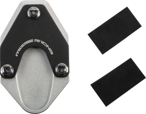 MOOSE RACING Kickstand Pad Extension Black, Chrome 