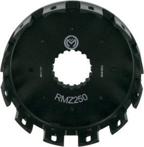 MOOSE RACING Billet Clutch Basket With Cushion Anodized 