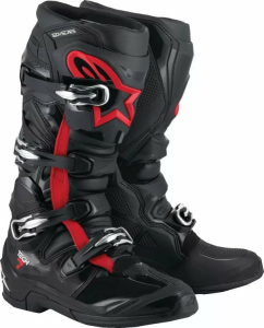 Cizme Alpinestars Tech 7 Black/Fluo Red