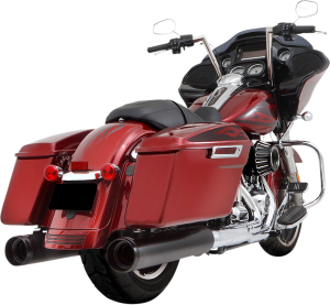 Muffler Slip-on 4.5(r) Duals For Touring Black