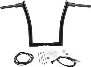 1-1/2(r) Ez Install Pointed Top Handlebar Kit Black, 3, nordicamoto.ro