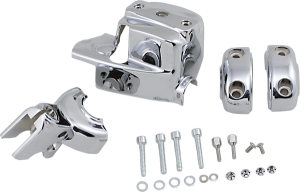 Handlebar Control Cover Kit Silver, 2, nordicamoto.ro