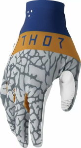 THOR Sportmode Bravo Gloves White, Gray, Blue 