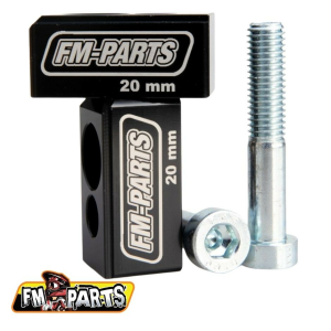 Inaltatoare Ghidon KTM / HSQ / Gas Gas 20'mm Negre Fm-Parts