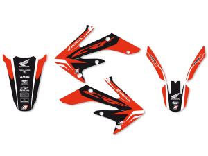 Graphics Kit With Seat Cover Black, Red, 3, nordicamoto.ro