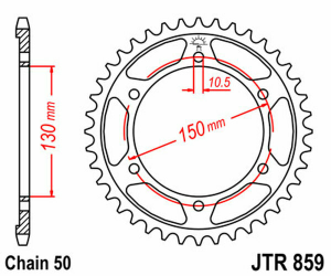 JT SPROCKETS Induction Hardened Black Zinc Finish Rear Sprocket Black, Zinc 