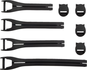 MOOSE RACING Boot Strap Kit Black 