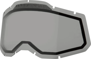 Lentila dubla ochelari 100% Accuri 2/Racecraft 2/Strata 2 Smoke