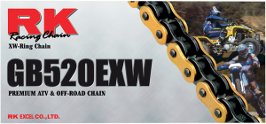 520 Exw Drive Chain Black, Gold