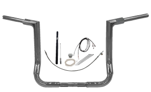 1-1/2(r) Ez Install Flat Top Handlebar Kit Silver, 2, nordicamoto.ro