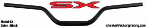 CFR SX Bar (SNOWBIKE) Flat Black