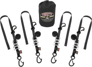 Classic Trailer Tie-down Kit Black, 1, nordicamoto.ro