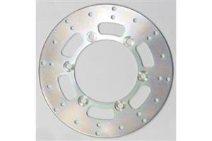 Round Hpsr Solid Brake Rotor Silver, Stainless Steel, Zinc, 1, nordicamoto.ro
