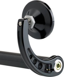 Bar End Mirror Anodized Black