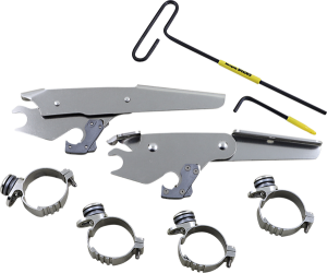 Batwing Fairing Trigger-lock Mounting Kit Silver, 1, nordicamoto.ro