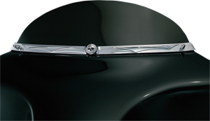 Steel Fairing/windshield Trim Silver, 1, nordicamoto.ro
