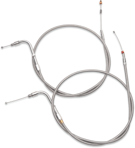 Stainless Steel Throttle/idle Cable Silver +152 mm (6''), 1, nordicamoto.ro