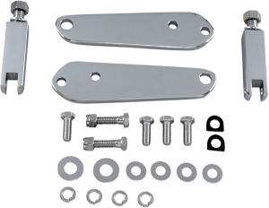 Front Mount Highway Bar Kit Silver, 1, nordicamoto.ro