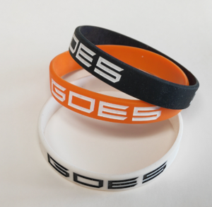 GOES, SPORTS PVC WRISTBAND_WHITE, nordicamoto.ro