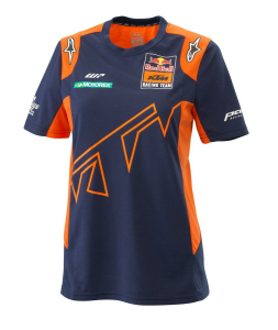 Tricou Dama KTM Replica Team Dark Blue/Orange