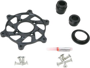 Carrier Ring Set Anodized, Black, 1, nordicamoto.ro