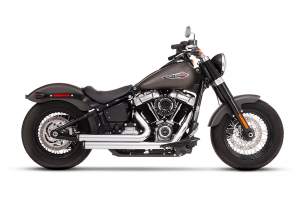 Exhaust System 2-into-2 System For Softail Black