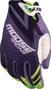 Youth Sx1 Gloves Purple, Black 