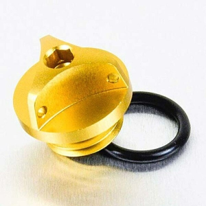 Oil Filler Caps Yellow