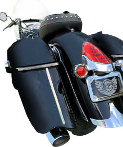 Dual Intensity Low Profile Saddlebag Lights Red