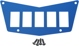 Center Dash Plate Blue