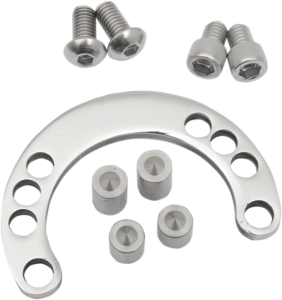 Adjustable Triple Tree Fork Stop Kit Chrome