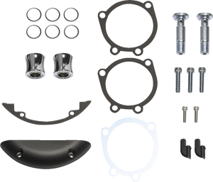 Inverted Air Cleaner Hardware Kit Black, Silver