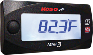 Ambient Air Temperature Gauge Black, 1, nordicamoto.ro