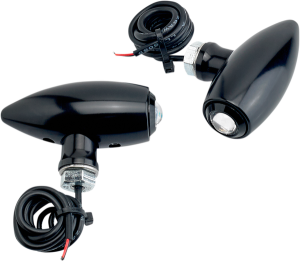 Center Mount Astro Led Turn Signal/marker Lights Black