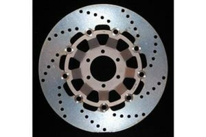 Round Pro-lite Brake Rotor Silver, Stainless Steel, 1, nordicamoto.ro