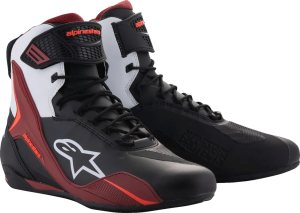 Ghete Alpinestars Faster-4 Black/White/Dark Red