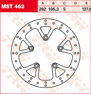 Disc de frână fix, rotund, 250–299 mm, 2, nordicamoto.ro