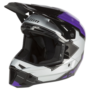 Casca Snowmobil Klim  F3 Helmet ECE Verge Heliotrope - Metallic Silver