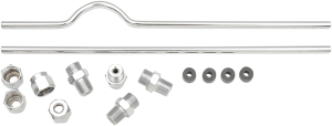 Rocker Box Oil Line Kit Chrome