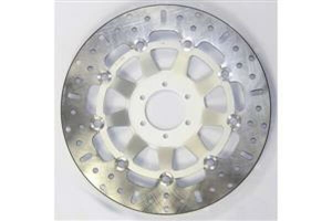 Floating Brake Rotor Silver, Stainless Steel