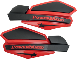 Star Series Handguards Black, Red, 1, nordicamoto.ro