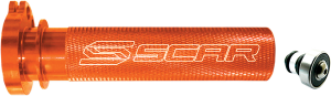 Motocross Aluminum Throttle Tube With Bearing Orange