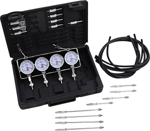 Vacuum Gauges Black, Silver, Chrome, 4, nordicamoto.ro