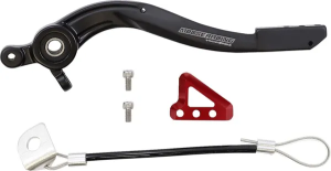 MOOSE RACING Brake Pedal Black, Red 