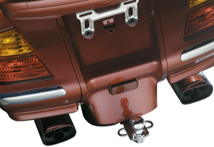 Bolt-on Trailer Hitch With Ball Chrome, 1, nordicamoto.ro