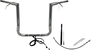 Plug & Play Ez Install 1-1/2(r) Flat Top Handlebar Kit Silver